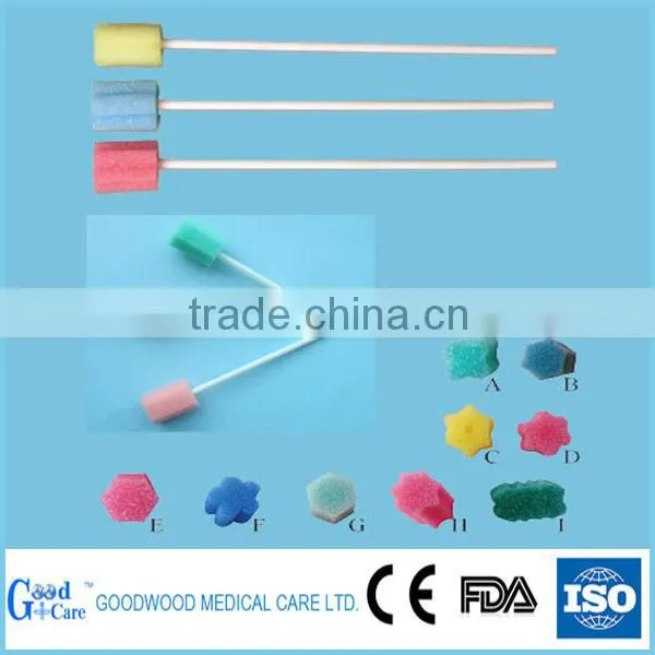 disposable oral swabs for medical use