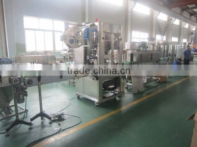 hot shrink pvc label machine