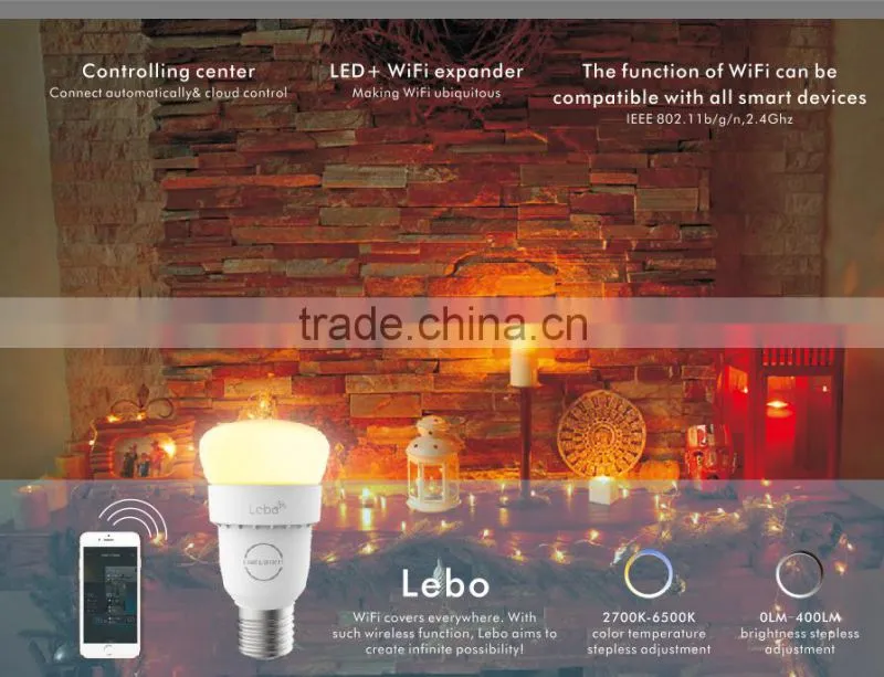 Bluetooth smart led light bulb E27 7W smart light shenzhen china