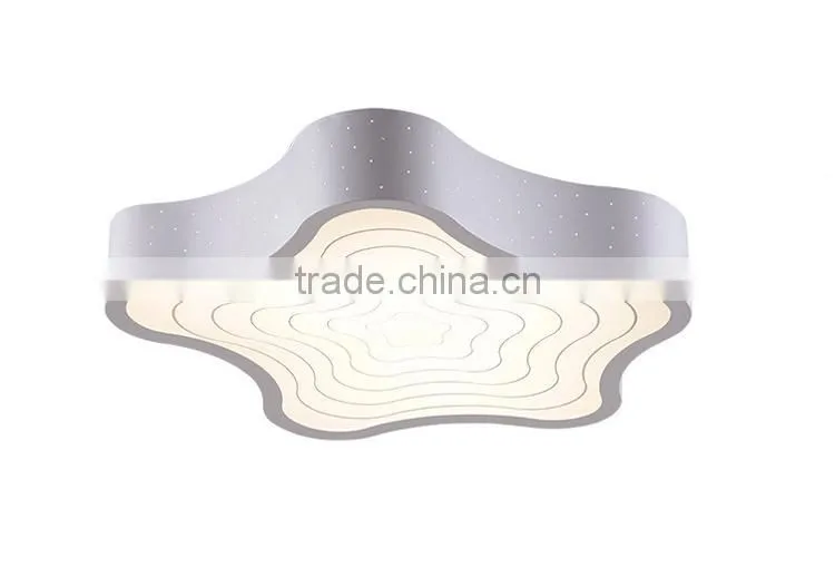 2015 New Arrival 230C Led Ceiling Lamp White/Black Star Shaped Ceiling Lamp