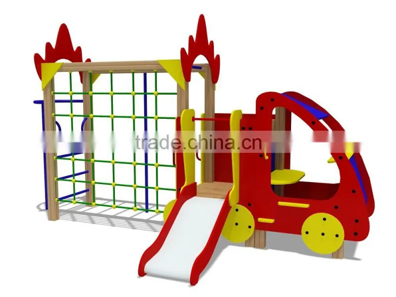 Amusement Park Children Wood Playground Slide Set/Wood playground