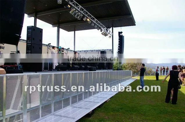 RP aluminum crowd control concert barricade