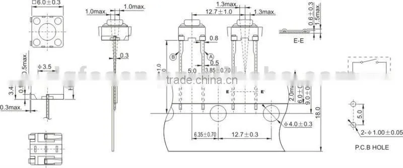 6*6 tact switch TS-1307