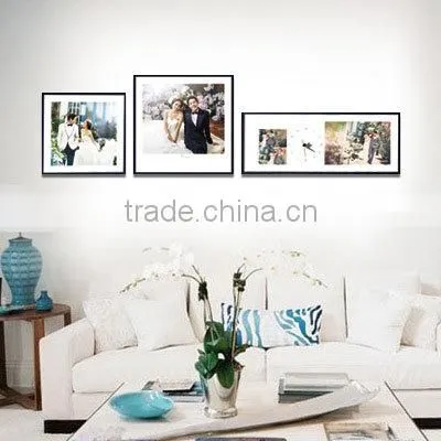 wooden and leather digital photo frame korea designs
