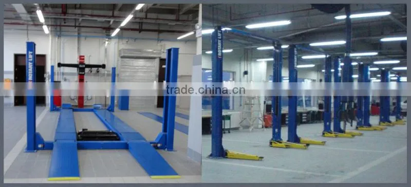 four pillars hydraulic lifting machine car lift equipment with CE and ISO certification