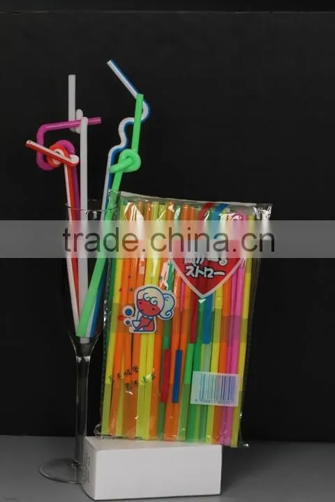 Cute Color Plastic Drinking Straw