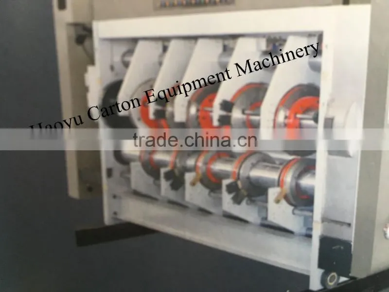 Automatic High-speed Flexo Printer Slotter Die-cutter Stacker Machine
