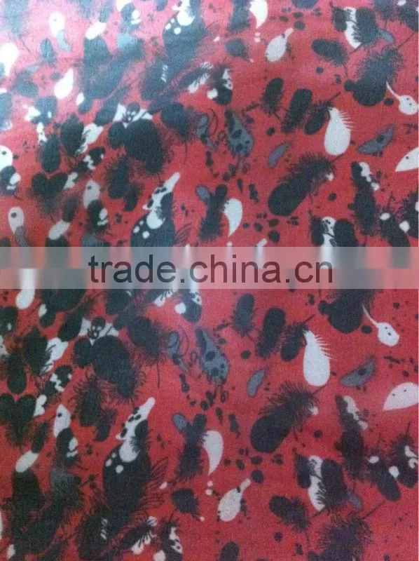 US$ 1/M up Chiffon Print Fabric Textile Stock Stocklot025
