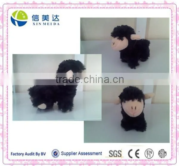 Custom Cute Black sheep soft plush toys