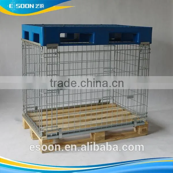 Heavy Duty nesting Warehouse Pallet Wire Storage Container