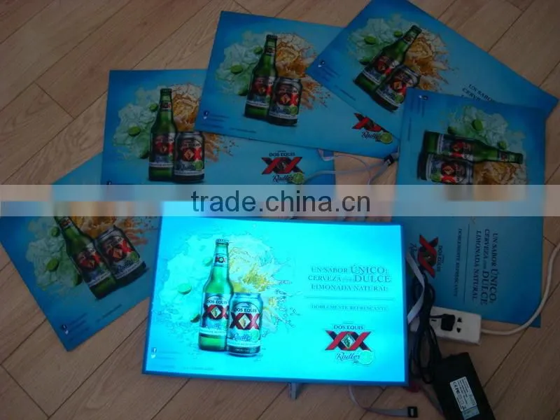 Waterproof EL Poster / outdoors EL Flash Poster / outdoor EL poster
