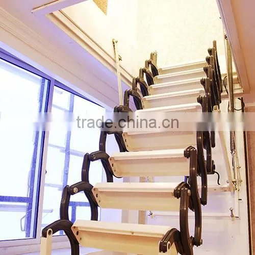 telescopic loft ladders, hydraulic folding attic stairs