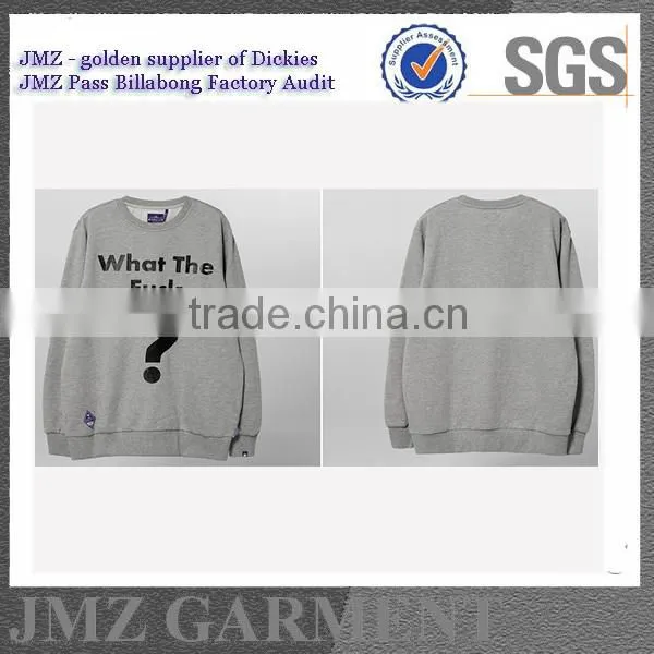JMZ Foshan factory men's sweater for campus boy fashion sweater