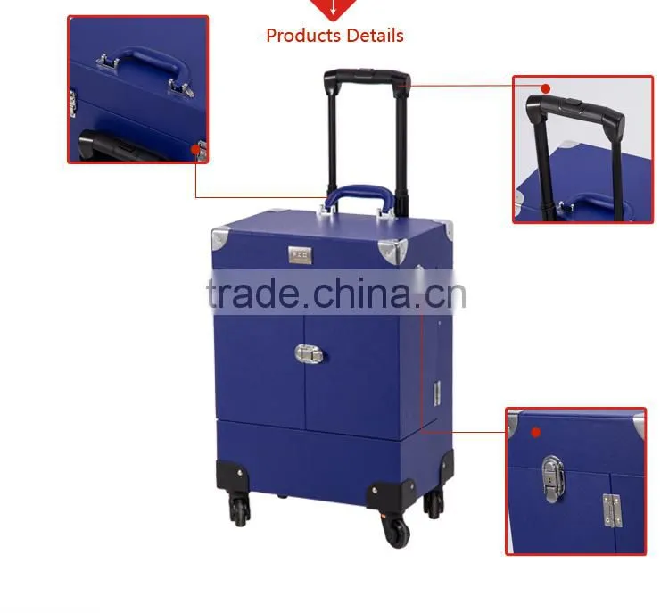 Multi-Purpose Professional Cosmetic Trolley Case