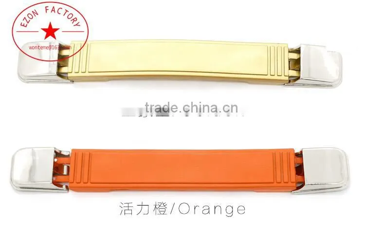 Brief case soft flexiable luggage case soft plastic handle /aluminum case plastic carrying handle ndle