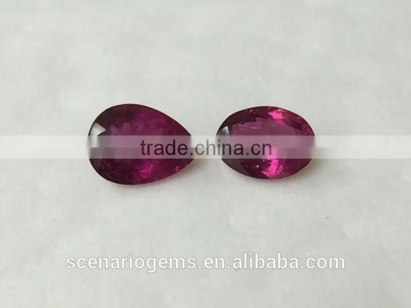 #HMZZ Natural Pink Tourmaline Multi Shape Cut Faceted Loose Gemstone Rubellite