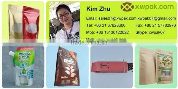Ziplock Vavle Brown Coffee Bag for Wholesale