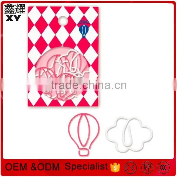 Customer design colorful letter N shape paper clips