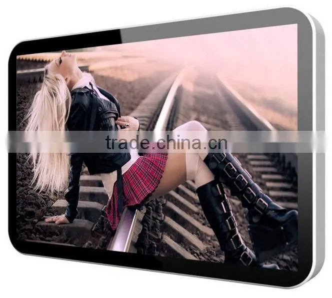 Aluminum bezel 55inch LCD Digital signage for the airports
