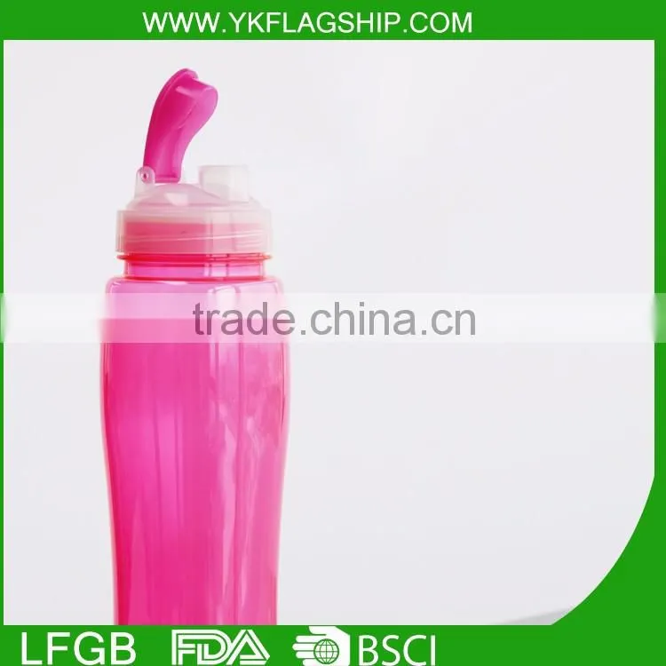 Hot Selling plastic transparent joyshaker water bottle with straw,fruit infuser water bottle