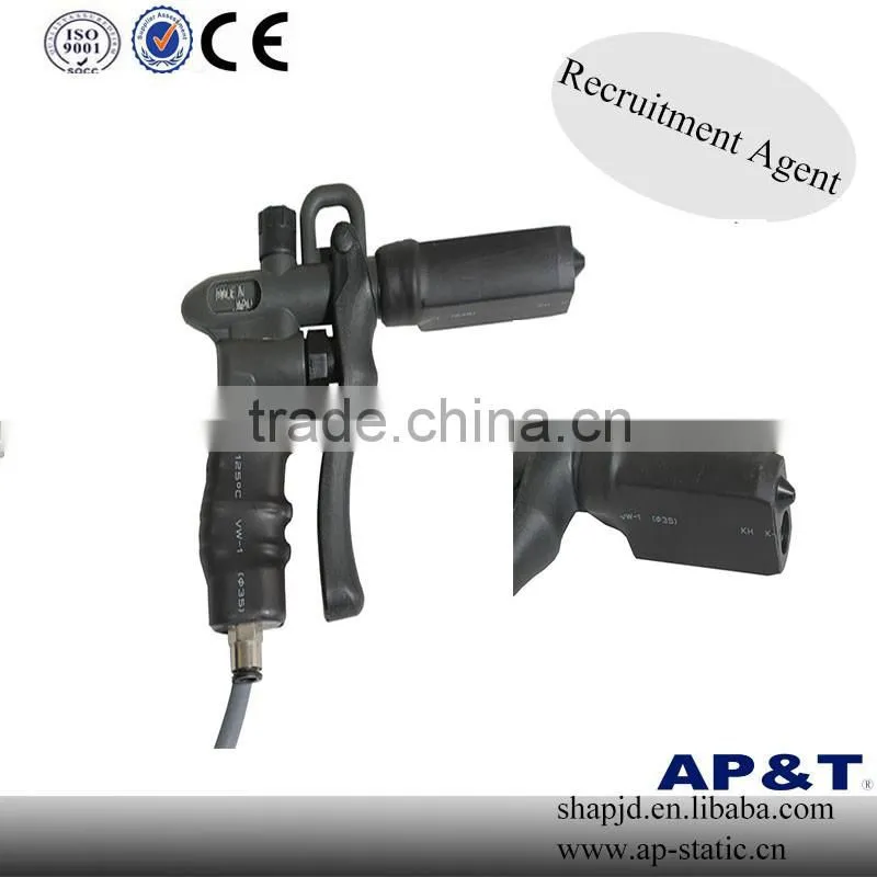 AZ1201 High quality ionizing air gun top esd ionizing air gun