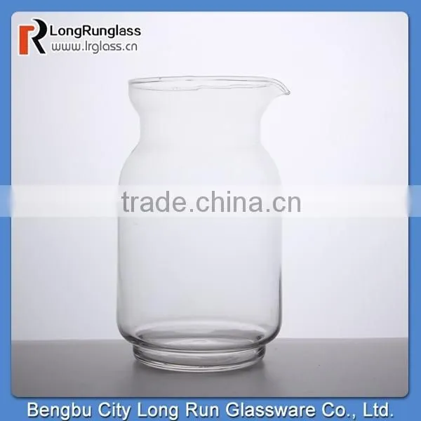 LongRun deli design thick clear homeuse glassware water glass containter hot sale