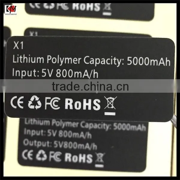 Hologram self adhesive label barcode sticker