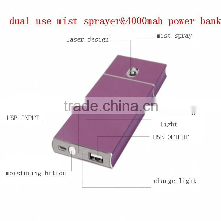 Nano-Moisturizing humidifier mobile power bank