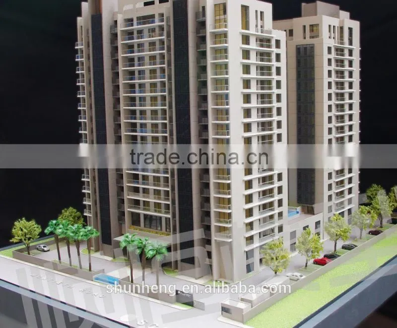 residential apartment house scale model maker for India client