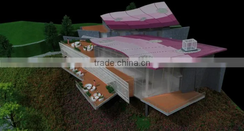 3D rendering architectural scale model for real estate exhibition