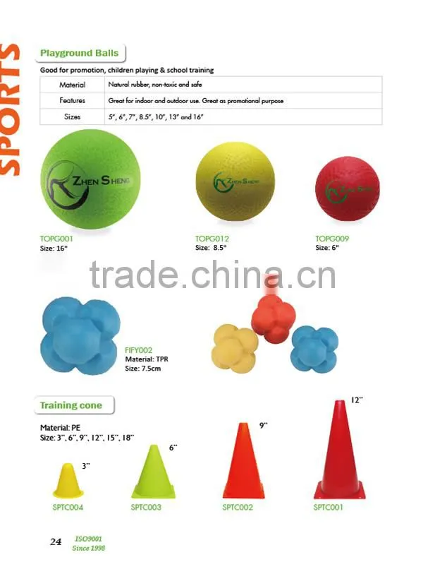 Zhensheng playground ball soft rubber ball