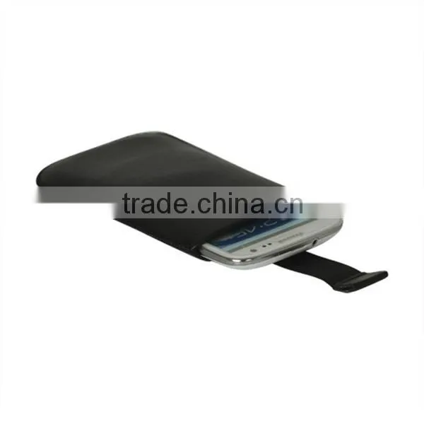 Mobile Phone Pouch Case For Apple iPhone 6 Pouch Case with Litchi Skin