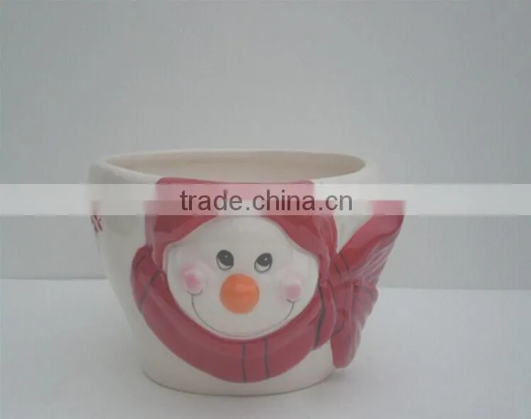 Wholesale ceramic Christmas 3D mug