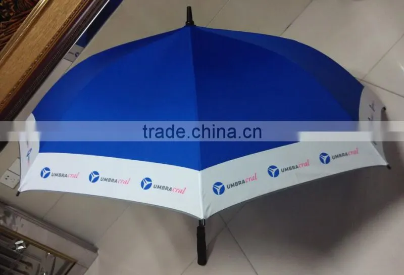 blue stormproof advertising high quality golf umbrella