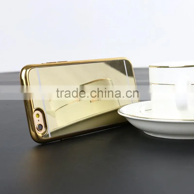 New Arrival Luxury Soft TPU Mirror Case for iPhone 6s Plus,For iPhone 6 Plus Mirror Case