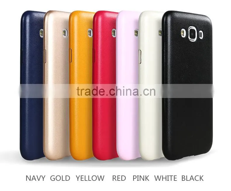 LZB hot selling slim pu cover for samsung galaxy e7 e7000 skin case