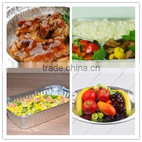 Mini Single Takeaway aluminum foil contain with lid
