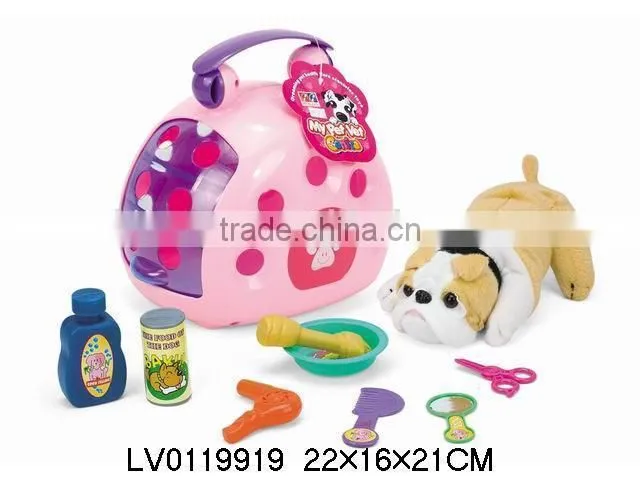 China wholesale kids toy pet basket set