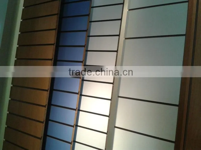 melamine mdf slot board for shop display board