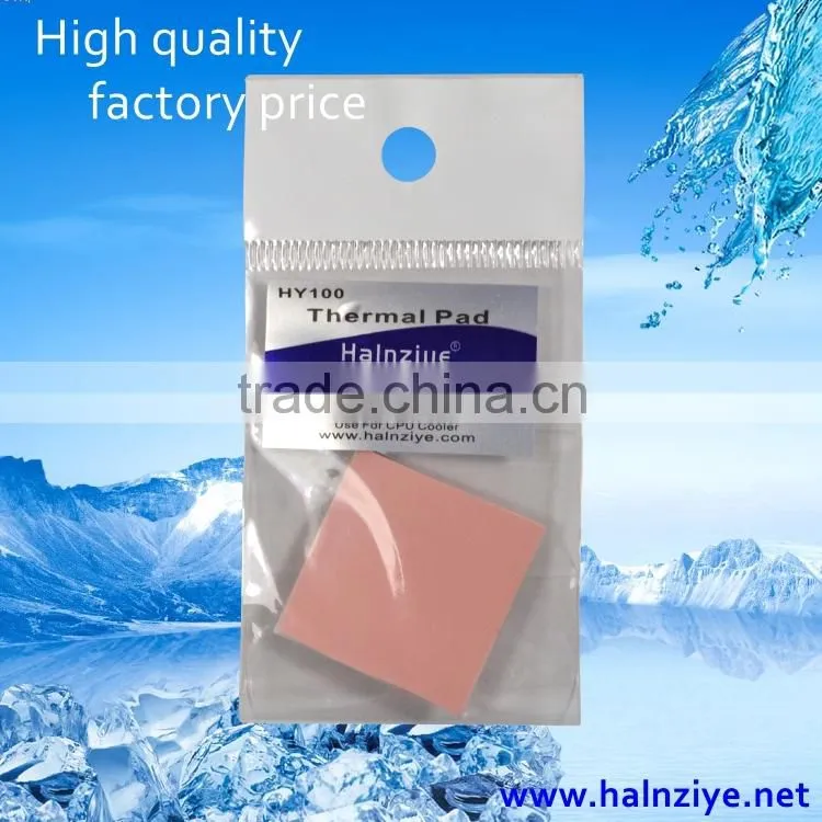 Halnziye thermal conductive heatsink silicone soft gap pad with 2.0W/m-k~4.5W/m-k