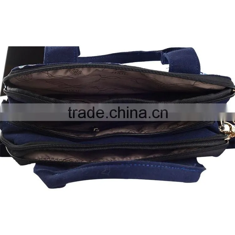 Factory travel bags embroidery messenger bag&handbag camera messenger bag