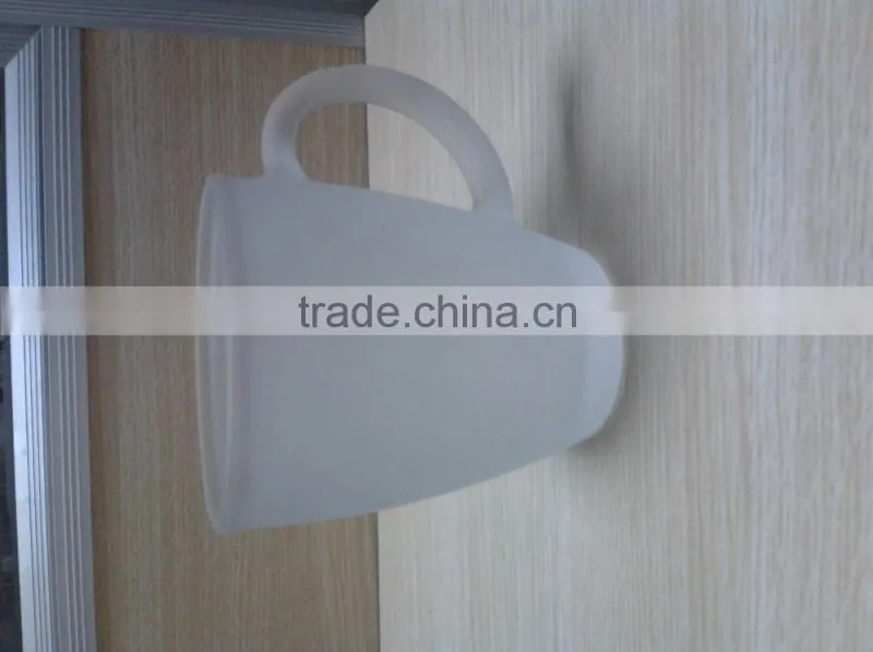 2016 hot sale frosted coffee cup 300ml coffee glass cup for sale