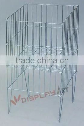 Customized Metal Wire Dump Bins