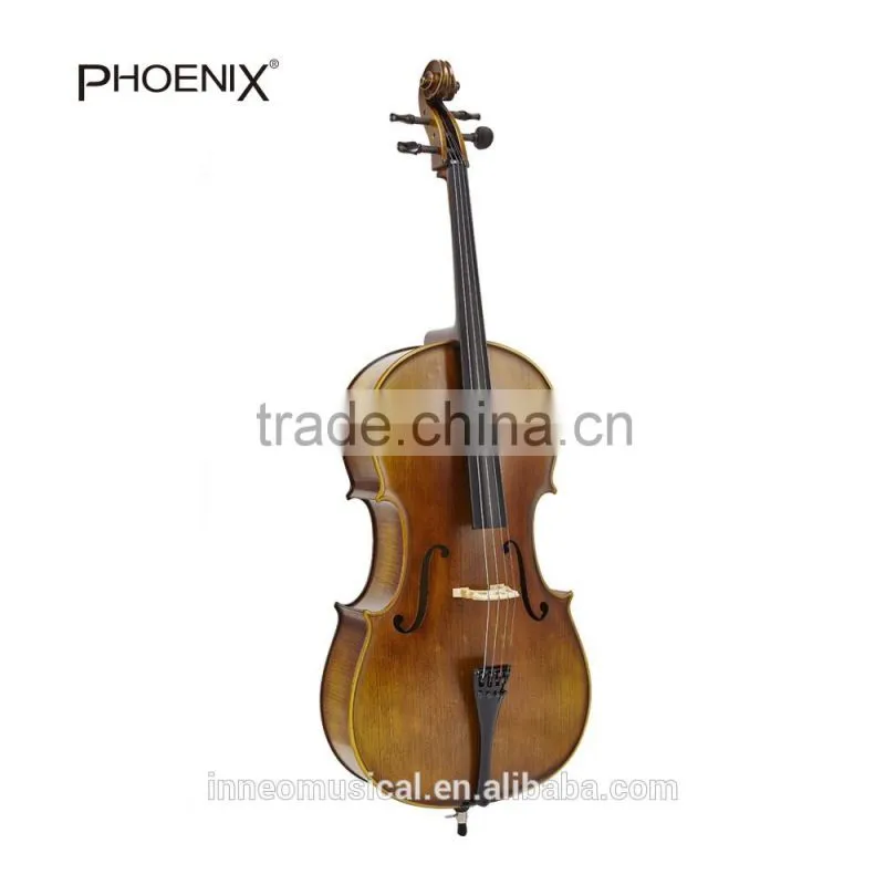 High Grade Flamed Maple Cello With Good Quality