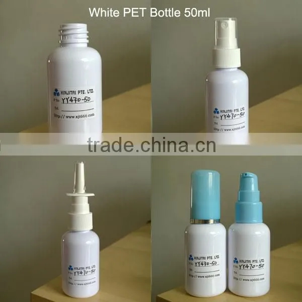 50ml Clear Transparent PET Mist Spray Bottle