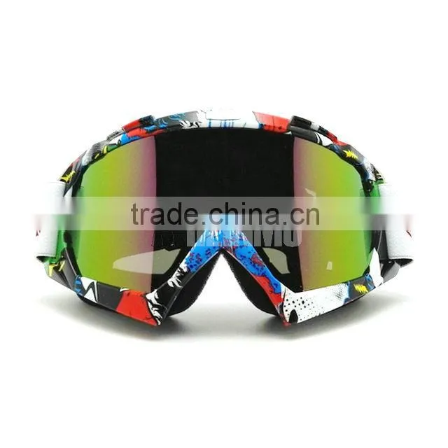Cool fashion transparent goggle, custom motorcycle goggles , motocross glasses
