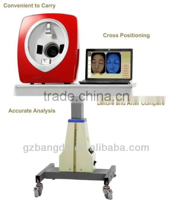 2016 NEWEST! Multi-language Magic Mirror Skin Analyzer for English Chinese Spanish Russian version BD-P027