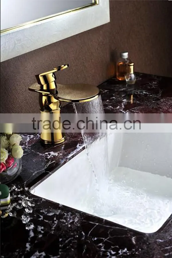 8 inch deck mounted luxury basin mixer double handle Faucet mixer