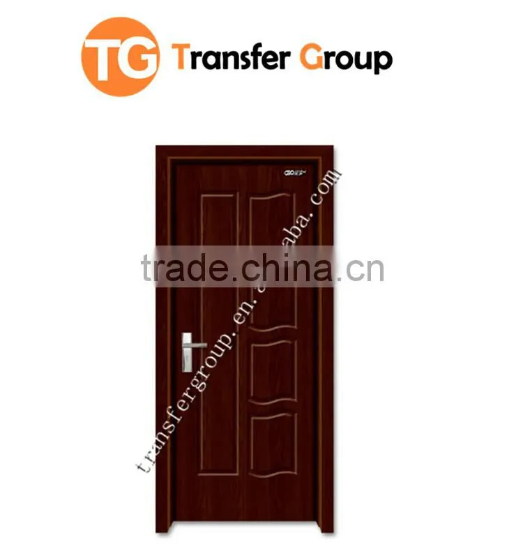 Factory price wood interior door single leaf room door design