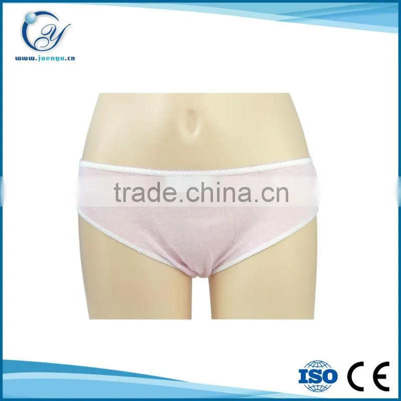Good quality low price confortable cotton disposable massage underwear